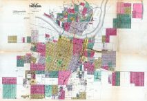 Topeka City, Kansas State Atlas 1887